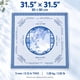thumbnail image 2 of Tapete de Mahjong PRRPRR 80x80 cm Azul con Reglas, 2 of 7
