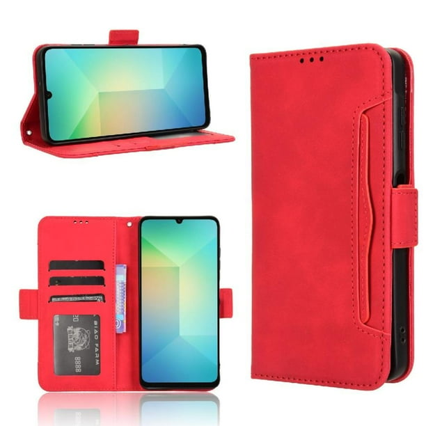 Funda Tipo Billetera FOXDOCK para Samsung Galaxy A06 – Tapa Flip con Tarjetero
