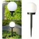 thumbnail image 2 of Pack 3 Foco Estaca Led Solar Tipo Globo Jardín, 2 of 5