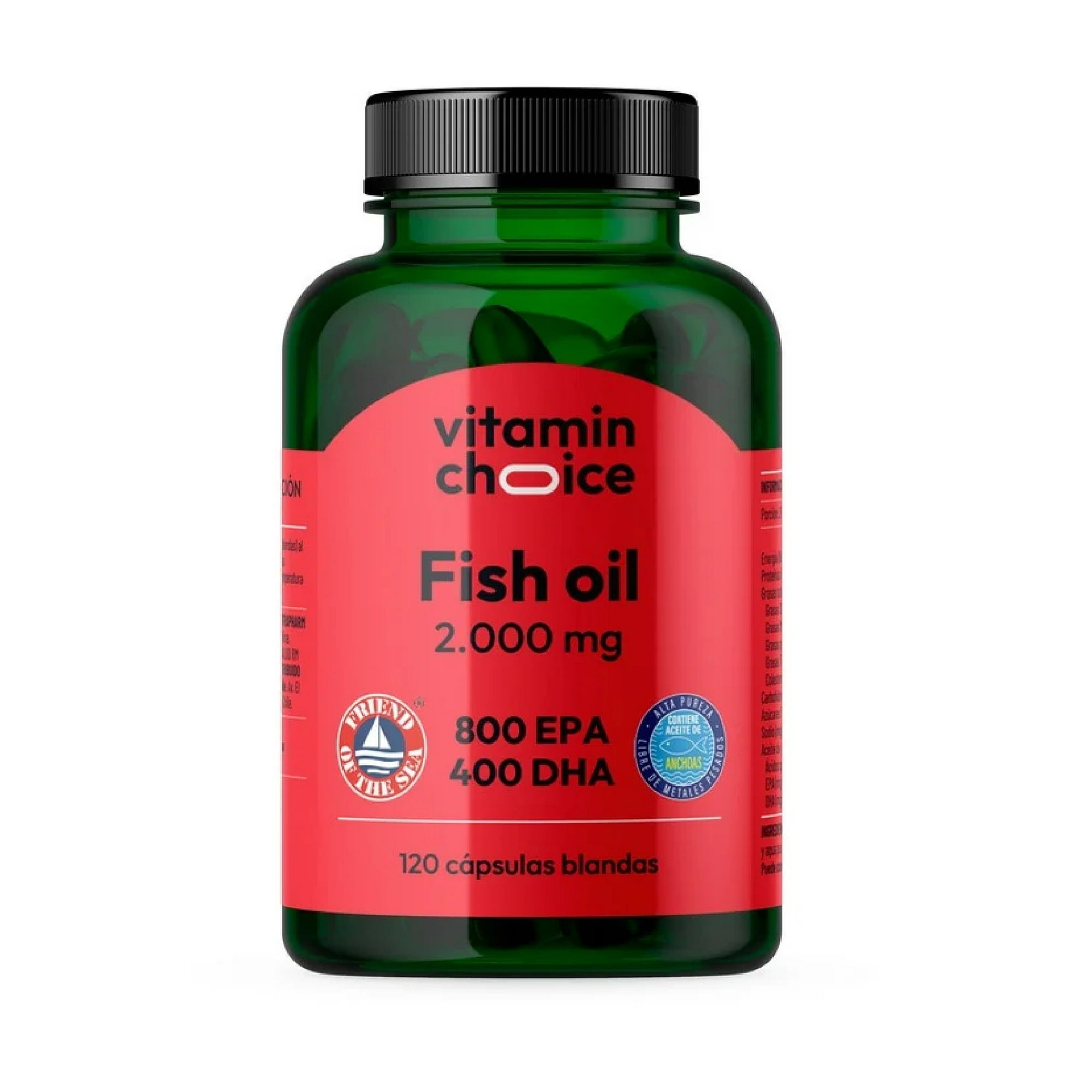 Vitamin Choice Fish Oil 2000 Mg 120 Cápsulas Blandas