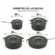 thumbnail image 2 of Juego De Ollas Anti Adherente Bateria De Cocina 8 Piezas Verde, 2 of 3