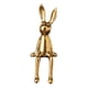 thumbnail image 5 of Estatuas De Conejo Figuras De Animales Pasillo Dormitorio De Pascua Oficina Conejo Esculturas Oro, 5 of 5