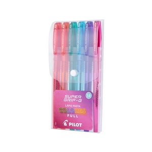 Set 6 Lápices Pasta Super Grip G 1.0Mm Full Color Pilot