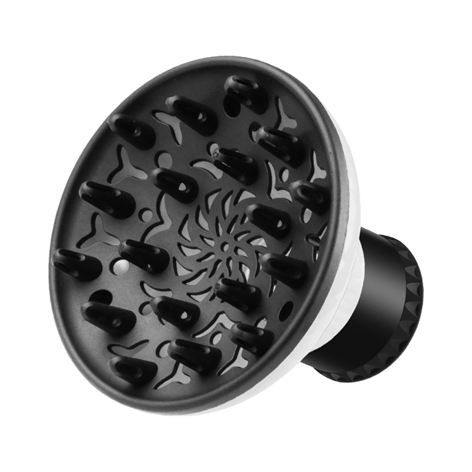 Magideal - Difusor De Pelo Universal, Ajustable Para Diámetros De 1,50 A 2,36, Accesorio Para Secador De Pelo, Fácil Almacenamiento, Soplador De Pelo, Secador De , Blanco Blanco 02