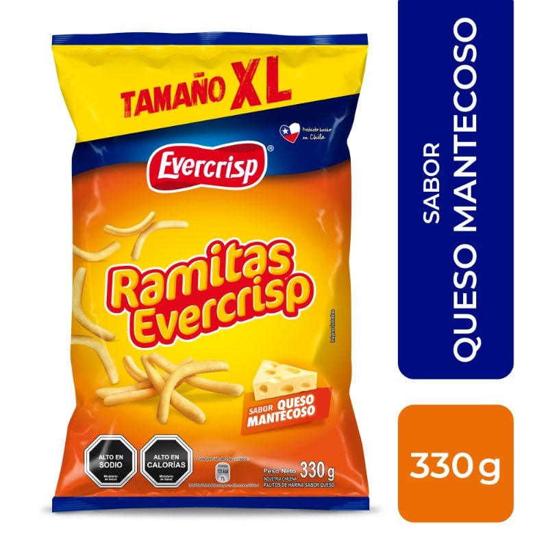 Ramitas Queso 330 g Evercrisp