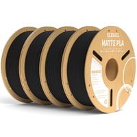 Filamento Para Impresora 3D Elegoo Mate Pla Negro Mate, 4 Kg, 1,75 Mm