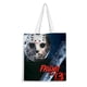 thumbnail image 1 of Jason Voorhees: Viernes 13 Bolso de tela con estampado de lienzo para mujer, bolsa de compras reutilizable y estética, con cremallera interior, regalo para mujer,38*45cm., 1 of 6
