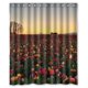 thumbnail image 1 of Cortina de ducha con diseño de tulipanes y ganchos, tamaño 60 x 72 pulgadas, 1 of 3