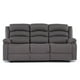 thumbnail image 3 of Sofá 3 Cuerpos Reclinable Eléctrico Moderno Gris New Praga 8041sffgrpw, 3 of 13