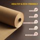 thumbnail image 2 of Rollo de papel pergamino AOZITA sin blanquear 45 gsm 38 cm × 64 m, 2 of 6