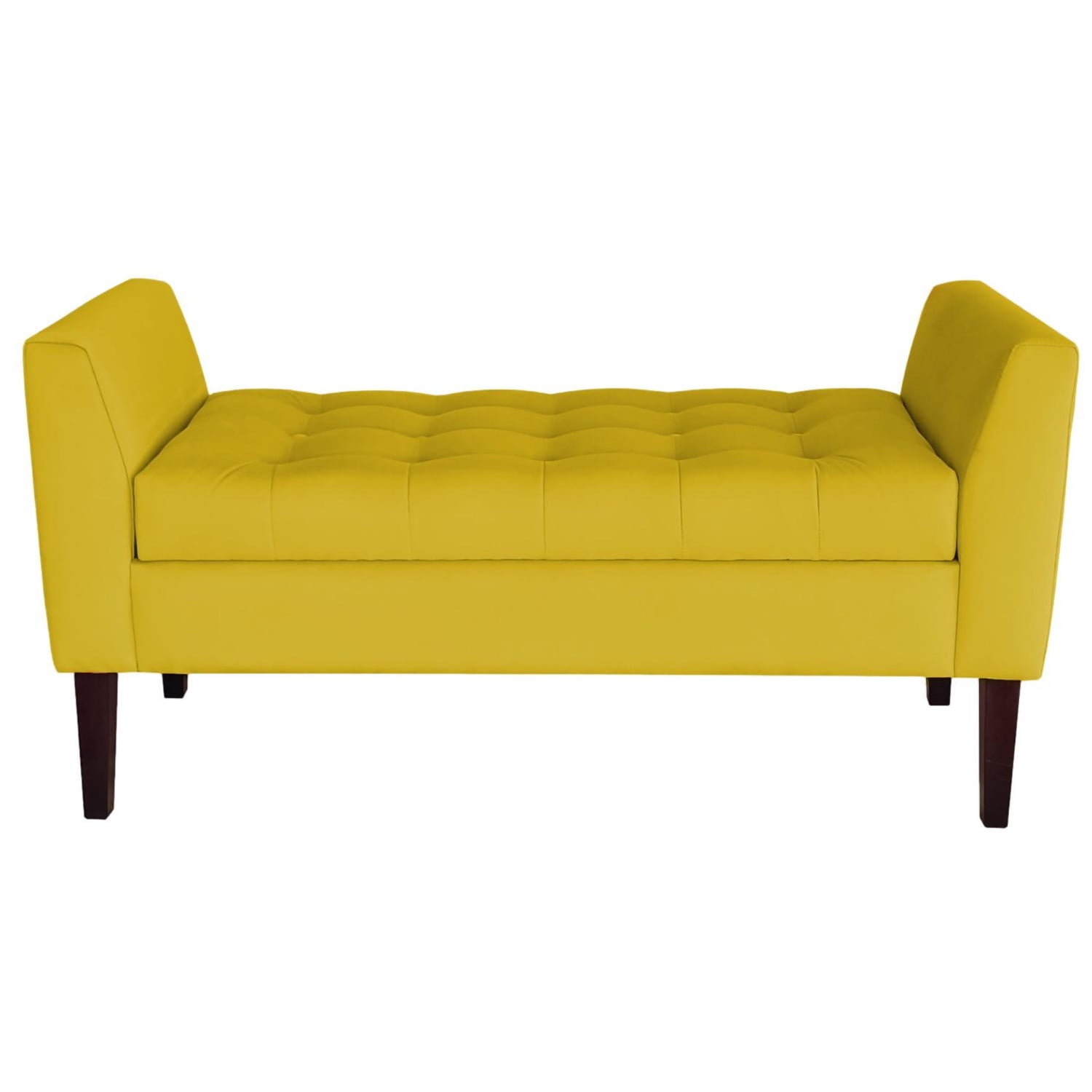 Genérico - Banqueta Baúl Patagonia Color Amarillo