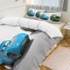thumbnail image 1 of Cartoon Cars Lightning McQueen Friend Boys Room Decor Size Bedding Set for Kids 3 Piece Bedding with 1 Duvet Cover And 2 Pillowcases Queen Bed Sheets, 1 of 5