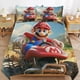 thumbnail image 1 of Super Mario 3-Piece Comforter Set for Bedroom Super Mario Bedding Set for Kids Adults Soft Microfiber Duvet Cover Set with Zipper Closure, 1 of 5
