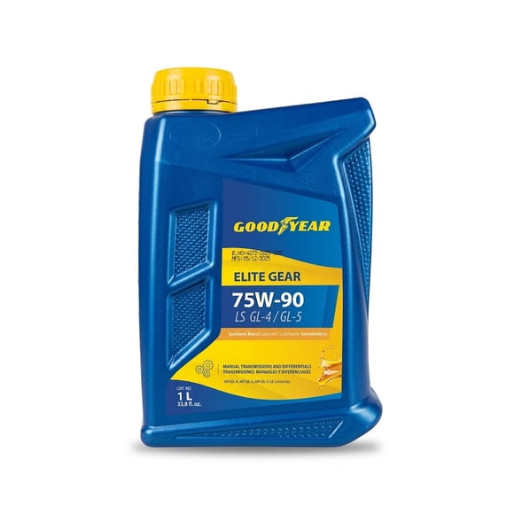 Aceite Transmisión 75W90 LS GL4/GL5 Elite Car GOODYEAR 1 LT(SEMI-SINT)