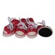 thumbnail image 4 of Zapatos para perro Pet Life Extreme-Skater casuales de lona, juego de 4, 4 of 4