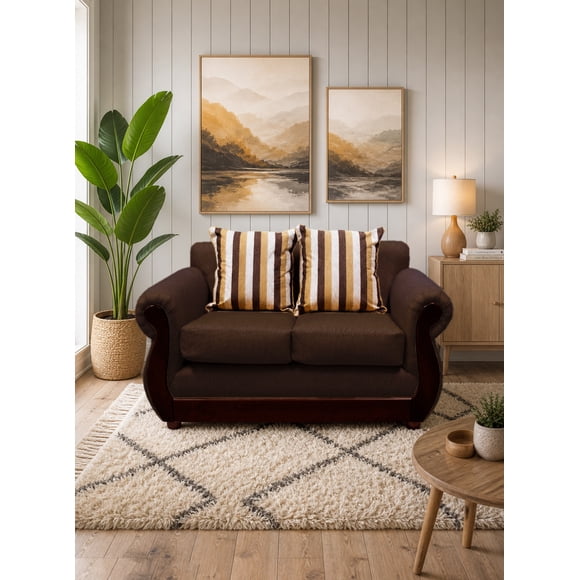 Sofa Brittany 2 cuerpos Brown