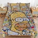 thumbnail image 1 of The Simpsons Bed Duvet Cover Microfiber Bedding Se3D Printed Lightweight3 Piece Comforter Se, Brings you wath, 1 of 5