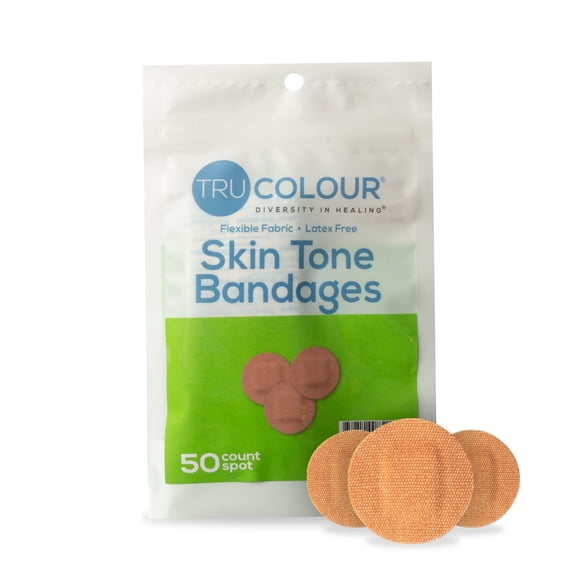 Vendajes Tru-Colour Skin Tone, 50 unidades, impermeables, sin PFAS