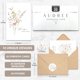 thumbnail image 2 of Tarjetas de Pésame AUDREE 20 uds 10 × 15 cm Acuarela al por mayor, 2 of 7