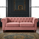 thumbnail image 1 of Sofa Florencia 3C Tela Velvet Palo Rosa, 1 of 6