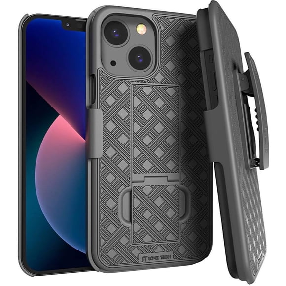 Funda con Porta‑cinturón Rome Tech para iPhone 13 con Clip y Soporte