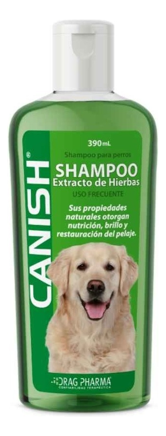 Veterinaria Drag Pharma - Canish Extracto Hierbas Shampoo 390 Ml