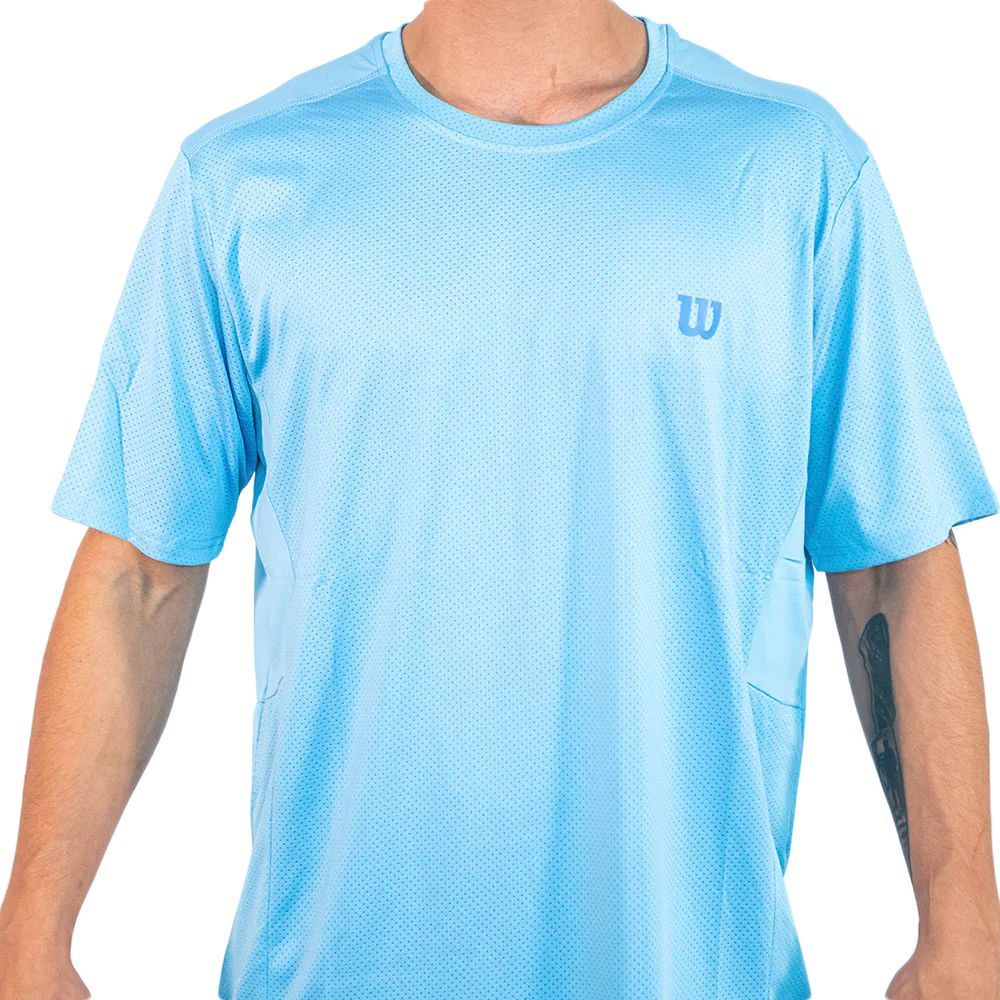 Polera Wilson Milenium Celeste Tenis Padel