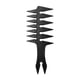 thumbnail image 1 of Pompadour Peluquería Peines De Dientes Anchos Masculino Tenedor Peine Aceite Retro Del Jefe Negro, 1 of 3