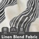 thumbnail image 2 of Cortinas DriftAway Farmhouse, mezcla de lino, 244 cm, con rayas negras, 2 of 7