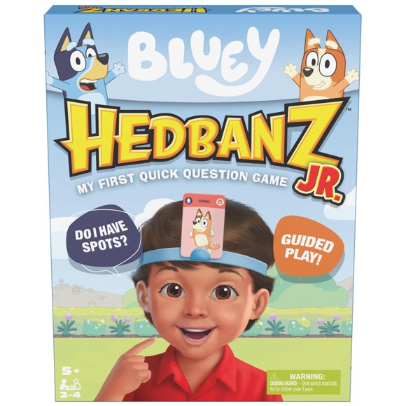 Juego de cartas Spin Master Games Bluey Hedbanz Jr. para 5+ años