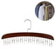 thumbnail image 1 of Organizador de corbatas de madera para colgar accesorios de armario masculino, ahorra espacio para guardar y exhibir., 1 of 8