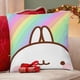thumbnail image 4 of Molang Fundas de almohada de terciopelo con tema, regalos de funda de almohada, decoración para el hogar, cojín de lanzar, regalo de cumpleaños para fans y parejas. 50cm x 50cm., 4 of 6