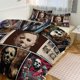 thumbnail image 1 of Michael Myers Print Bedding Set Pattern Duvet Cove Set 3 Pieces 1 Quilt Cover And 2 Pillowcases for Women Men Teens, 1 of 5