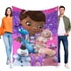thumbnail image 1 of Doc McStuffins anti-pilling, suave, ligera, esponjosa y acogedora de lujo para hogar y cocina – Perfecta para niños y adultos,70X110cm, 1 of 6