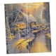 thumbnail image 5 of Cortina De Ventana Con Tema Navide?o Casa De Nieve - 170x200cm, 5 of 5