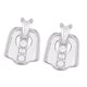 thumbnail image 1 of rhinestone barra dientes tapa colmillos colillas dientes gorras hippy joyas plata, 1 of 5