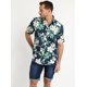 thumbnail image 2 of Guayabera Estampada Turquesa, 2 of 4