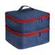 thumbnail image 3 of Bolsa De Transporte, Bolígrafos Con Puntos, Capacidad Para 30 Botellas, Estuche Organizador De Esmalte De Uñas De Viaje, Rojo Y Azul, 3 of 3
