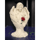 thumbnail image 2 of Figura Decoración- Ángel de Escultura con Rosa, 2 of 3