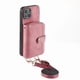 thumbnail image 5 of Funda Tipo Cartera con Correa Cruzada para iPhone 15 Protección Contra Golpes Rosa, 5 of 6