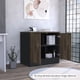 thumbnail image 2 of Buffet Office 2 Puertas Negro Y Coñac 75x80x48,5 Cm, 2 of 11