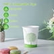 thumbnail image 5 of Vasos de papel compostables EcoliPak de 8 onzas, 300 unidades, con revestimiento de PLA, 5 of 6