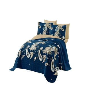 Genérico - Cubrecama Verano Quilt Delgado King 250 X 270 Cm