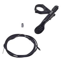 Magideal - Maneta Telescópica Para Tija De Sillín De Bicicleta, Equipo Y Herramientas, Piezas Ligeras Para Tija De Sillín De Bicicleta, Cambio Para Ciclismo Depo Negro