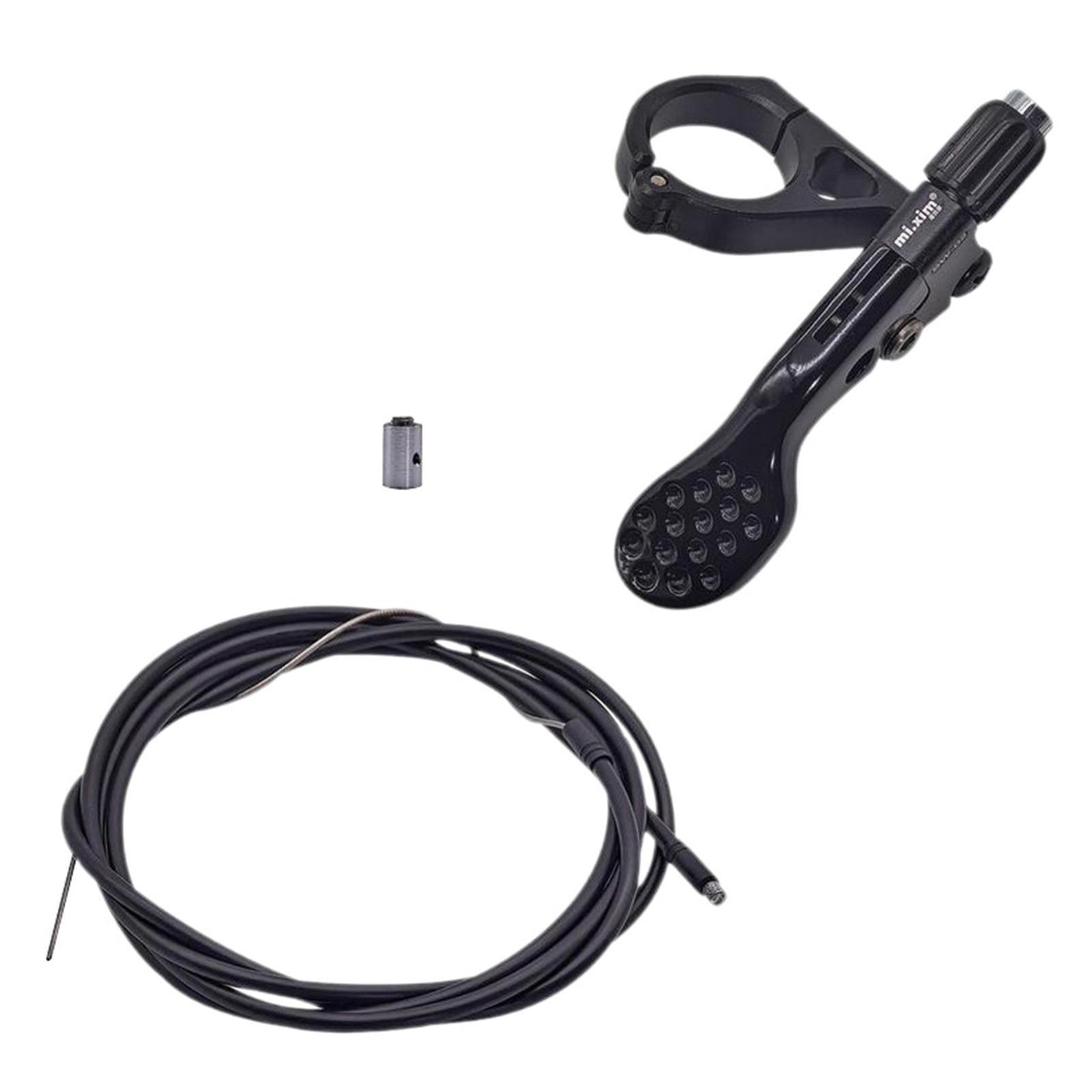 Magideal - Maneta Telescópica Para Tija De Sillín De Bicicleta, Equipo Y Herramientas, Piezas Ligeras Para Tija De Sillín De Bicicleta, Cambio Para Ciclismo Depo Negro