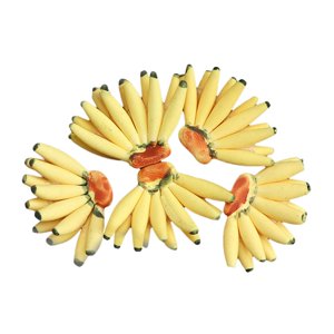 Magideal - Accesorios Para Casa De Muñecas En Miniatura De Plátano, Decoración Para Casa De Muñecas A Escala 1/12, Modelo De Plátano, Fruta Falsa En Miniatura, 5