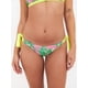 thumbnail image 1 of Bottom de Bikini Daikiri Mujer Calzón Amarras Hojas Rosa Flúor Protección UV50+, 1 of 3