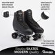 thumbnail image 4 of Patín de Cuatro Ruedas Chicago Skates Clásico Negro, 4 of 5