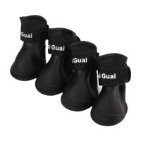 Ioensy - 4 Uds Zapatos Impermeables Para Perros Botas Protectoras Para Perros Para Pisos Duros Interiores Caminar M