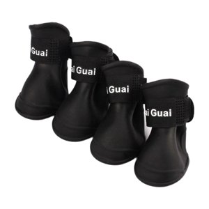 Ioensy - 4 Uds Zapatos Impermeables Para Perros Botas Protectoras Para Perros Para Pisos Duros Interiores Caminar M